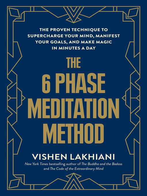 Title details for The 6 Phase Meditation Method by Vishen Lakhiani - Wait list